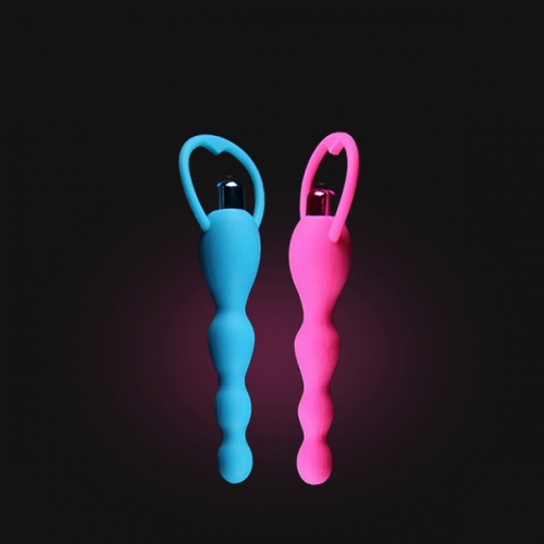 Sex Products Long Butt Plug Anal Beads With Bullet Vibrator Anal Toy