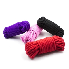10m Adult Sex Game Ropes Four Color Bondage Cotton Rope