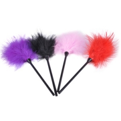 Adult Fetish flirting feather tickler