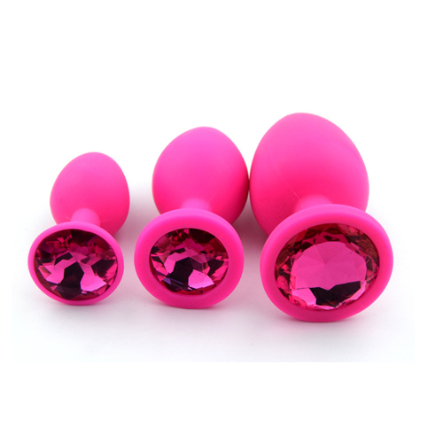 4 Four Color 3 Three Size Silcione Anal Plugs Jewelry Butt Plugs Sex Toys In Stock