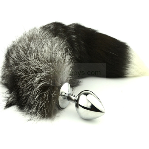 Adult Sex Games Slave Role Play TFox Dog Tail Anal Plug Flirt Toys Metal Butt Plug