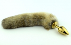Small Medium and Large Size Fox Tail Anal Plug