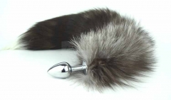 Adult Sex Games Slave Role Play TFox Dog Tail Anal Plug Flirt Toys Metal Butt Plug