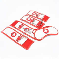 Hot Selling Female Fetish Eyes Mask Bondage Cosplay Nurse Sex Kit