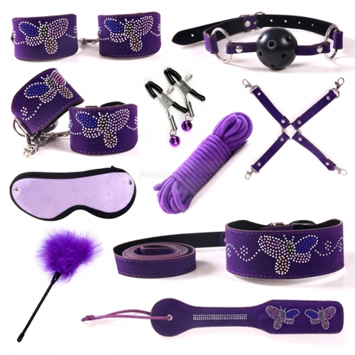 2017 High Quality 10 Pcs BDSM Items Women Sex Restraints Bondage