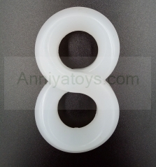 Penis Enlargement Cock Ring Silicone Eight Styple Cock Ring