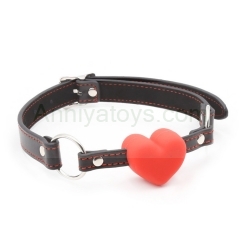 Adult Sex Toys Mouth Gag Hot Sell Bondage Ball Gag Silicone Bag