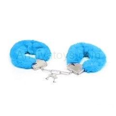 Wholesale Cheap SM Hand Cuff Wrist Cuff Metal Soft Fur Wrist Cuffs