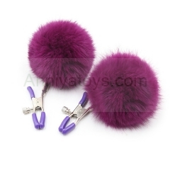 Different Colors Metal Nipple Clamps With Tail BDSM Bondage Game Toys Nipple Clamp