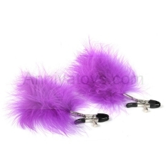 Beautiful Tail Bondage Nipple Clamps Metal Fetish Vaginal Clip